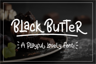 Black Butter: A Playful Font for Creative Makers