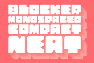 Blocker: A Bold and Geometric Display Font for Impactful Campaigns