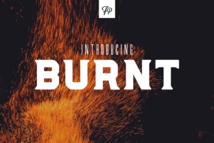Burnt: A Bold and Impactful Display Font for Web Design
