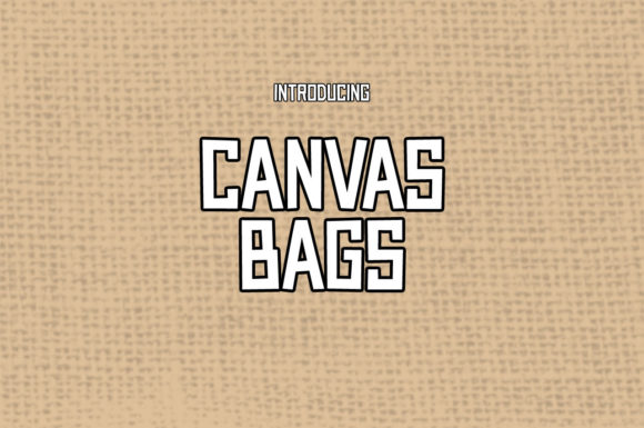 Canvas Bags: A Cheerful Font for Building Brand Trust Online