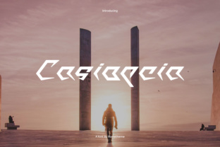 Discover Casiopeia: A Modern and Futuristic Typeface