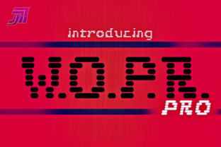 Enhance Your Brand with JVNE W.O.P.R Display Font