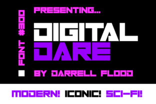 Enhance Your Web Design with Digital Dare Font