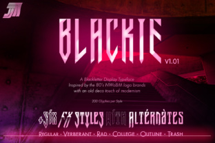 Enhance Your Web Design with JVNE Blackie Typeface
