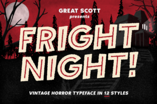 Fright Night: A Spooky Yet Stylish Display Font