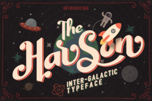 Harson: A Display Font That Brings Vintage Charm to Modern Crafts