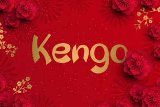 Kengo: A Bold, Bouncy Font for Craft and Product Design
