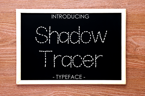 Shadow Tracer: A Dashed Font for Editorial Charm
