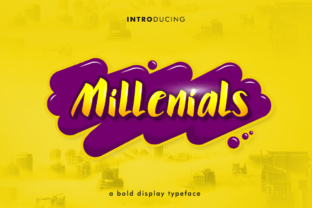 Testing Millenials Font in a Real Website Design Project