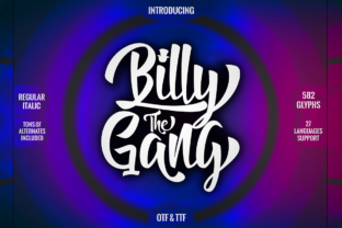 Transform Your Brand with Billy the Gang Font